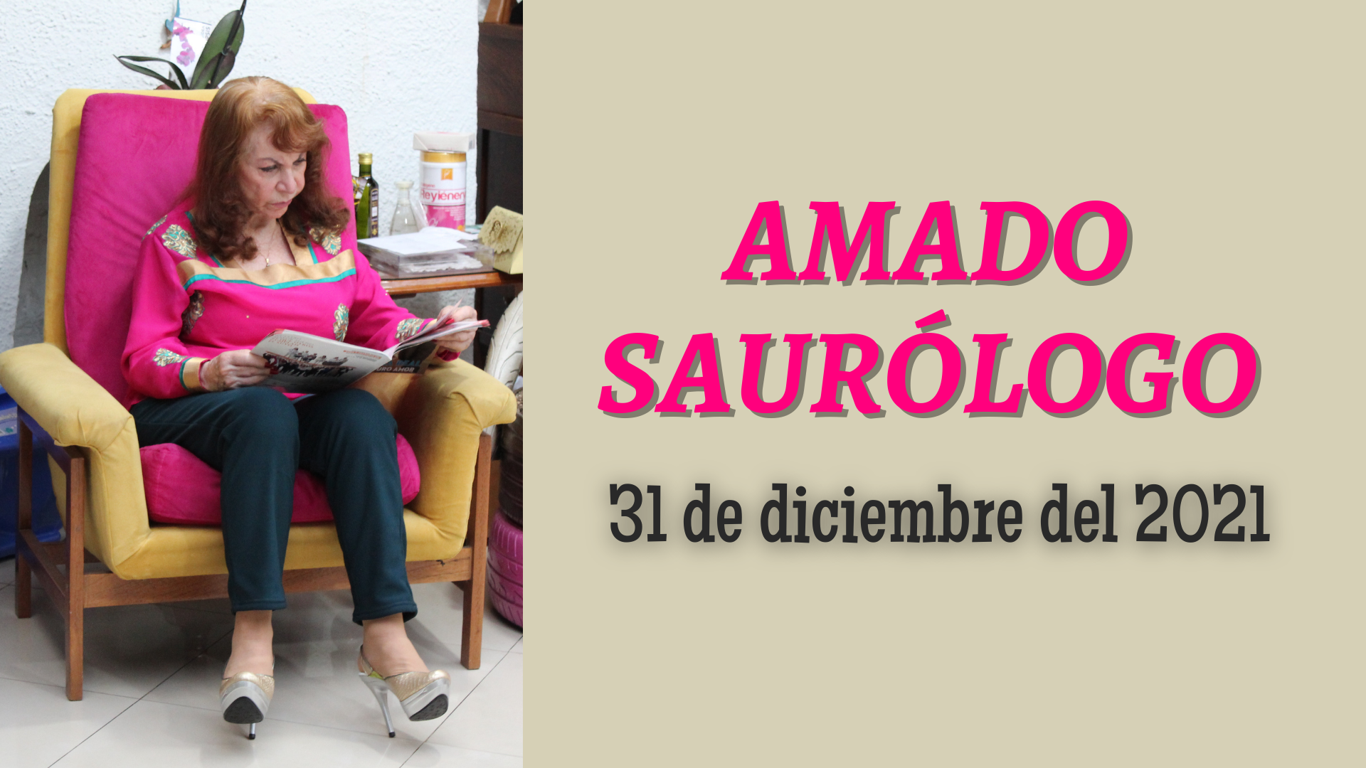 Amado Saurólogo 31 de diciembre del 2021