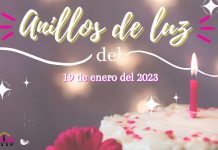 Anillos de luz del 19 de enero de 2023