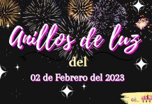 Anillos de luz del 02 de febrero de 2023