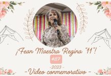 Video conmemorativo anillo de luz #87 de la Maestra Regina «11» – 2023