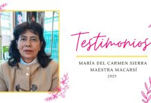 Testimonio de María del Carmen Sierra – Maestra Macarsí