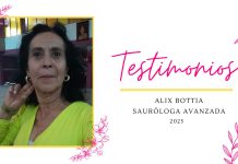Testimonio de Alix Bottia – Sauróloga Avanzada