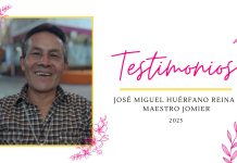 Testimonio de José Miguel Huérfano Reina – Maestro Jomier