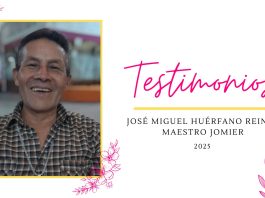 Testimonio de José Miguel Huérfano Reina – Maestro Jomier