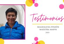 Testimonio de Magdalena Pinzón – Maestra Mapin