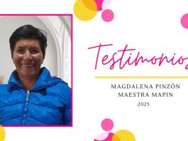 Testimonio de Magdalena Pinzón – Maestra Mapin