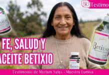 Fe, salud y aceite Betixio – Testimonio de Myriam Salas – Maestra Lumisa
