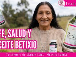 Fe, salud y aceite Betixio – Testimonio de Myriam Salas – Maestra Lumisa